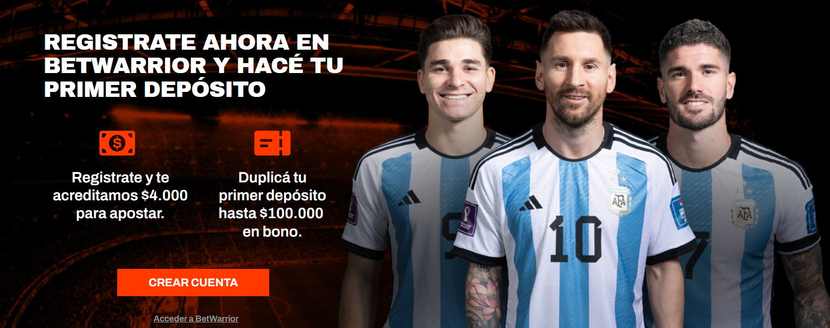 codigo de bono betwarrior