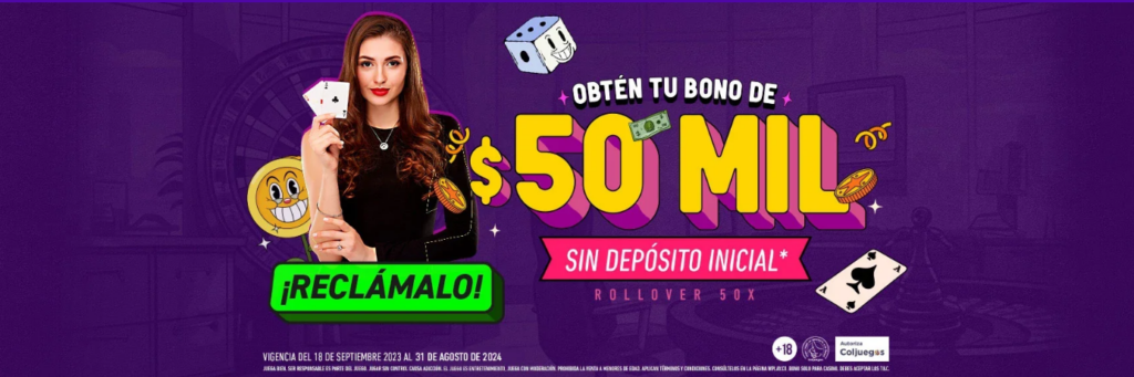 wplay bono bienvenida casino colombia