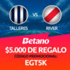 Talleres vs River | Beneficio Exclusivo en Betano