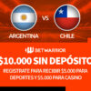 Argentina vs Chile | Beneficio Exclusivo en Betwarrior