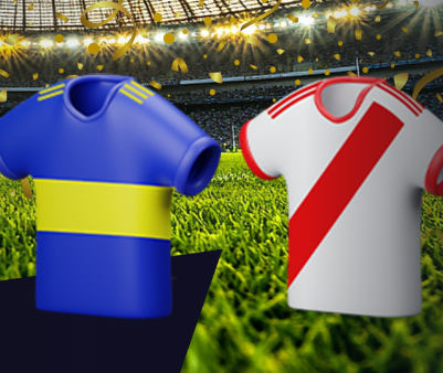 Boca Juniors vs River Plate | ¡Apuesta Gratis + Sorteo de Camisetas!